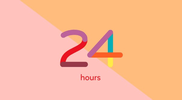 24 Hours Illustration