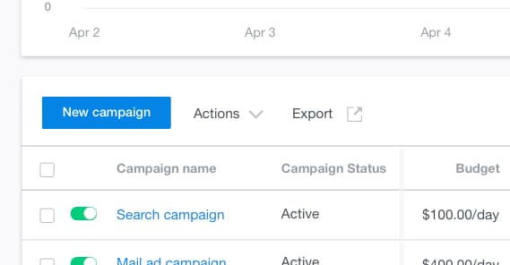 Create a Campaign on Gemini