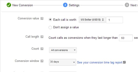 Example Conversion Value