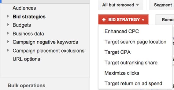 Google Bid Strategies